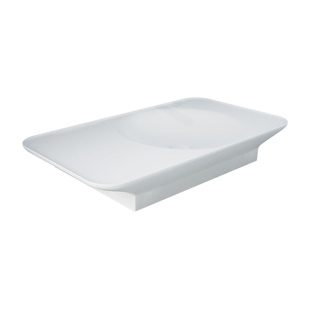 Fienza RAK Valet Wall Hung Basin 920 x 505mm Right Bowl NTH No Overflow, Matte White