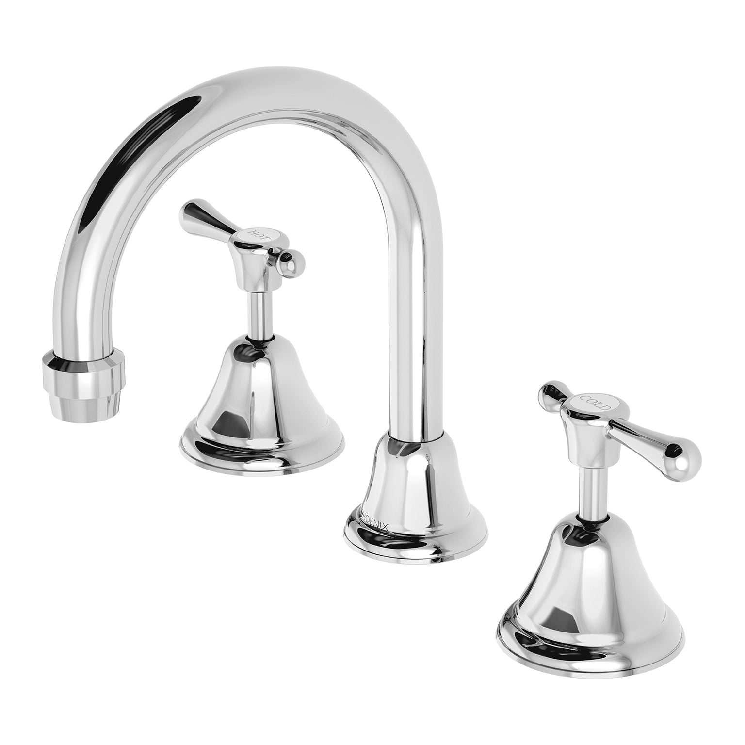 Phoenix Rhapsody Lever Basin Set, Chrome