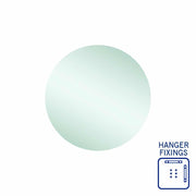 Thermogroup Rio Polished Edge Round Mirror - 500mmØ with Hangers