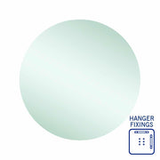 Thermogroup Rio Polished Edge Round Mirror - 700mmØ with Hangers