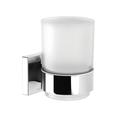 Phoenix Radii Tumbler & Holder Square, Chrome