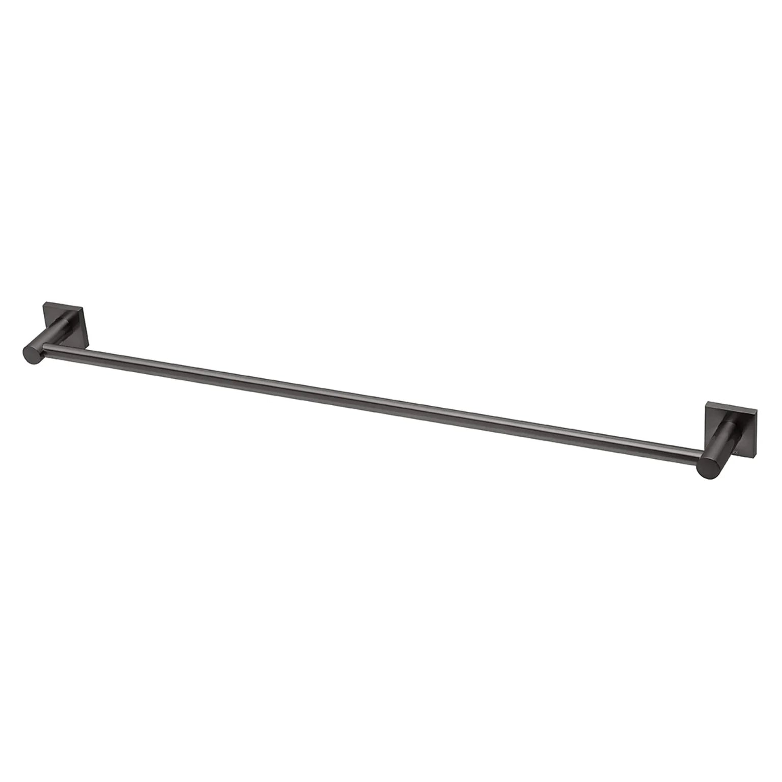 Phoenix Radii Single Towel Rail 800mm Square Plate