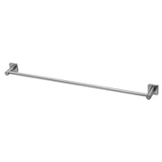 Phoenix Radii SS 316 Single Towel Rail Square Plate 800mm, Stainless Steel