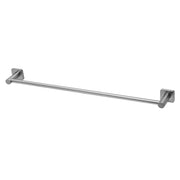 Phoenix Radii SS 316 Single Towel Rail Square Plate 600mm, Stainless Steel
