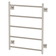 Phoenix Radii Towel Ladder 550 x 740mm Square Plate, Brushed Nickel