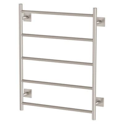 Phoenix Radii Towel Ladder 550 x 740mm Square Plate, Brushed Nickel