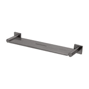 Phoenix Radii Metal Shelf Square Plate, Brushed Carbon