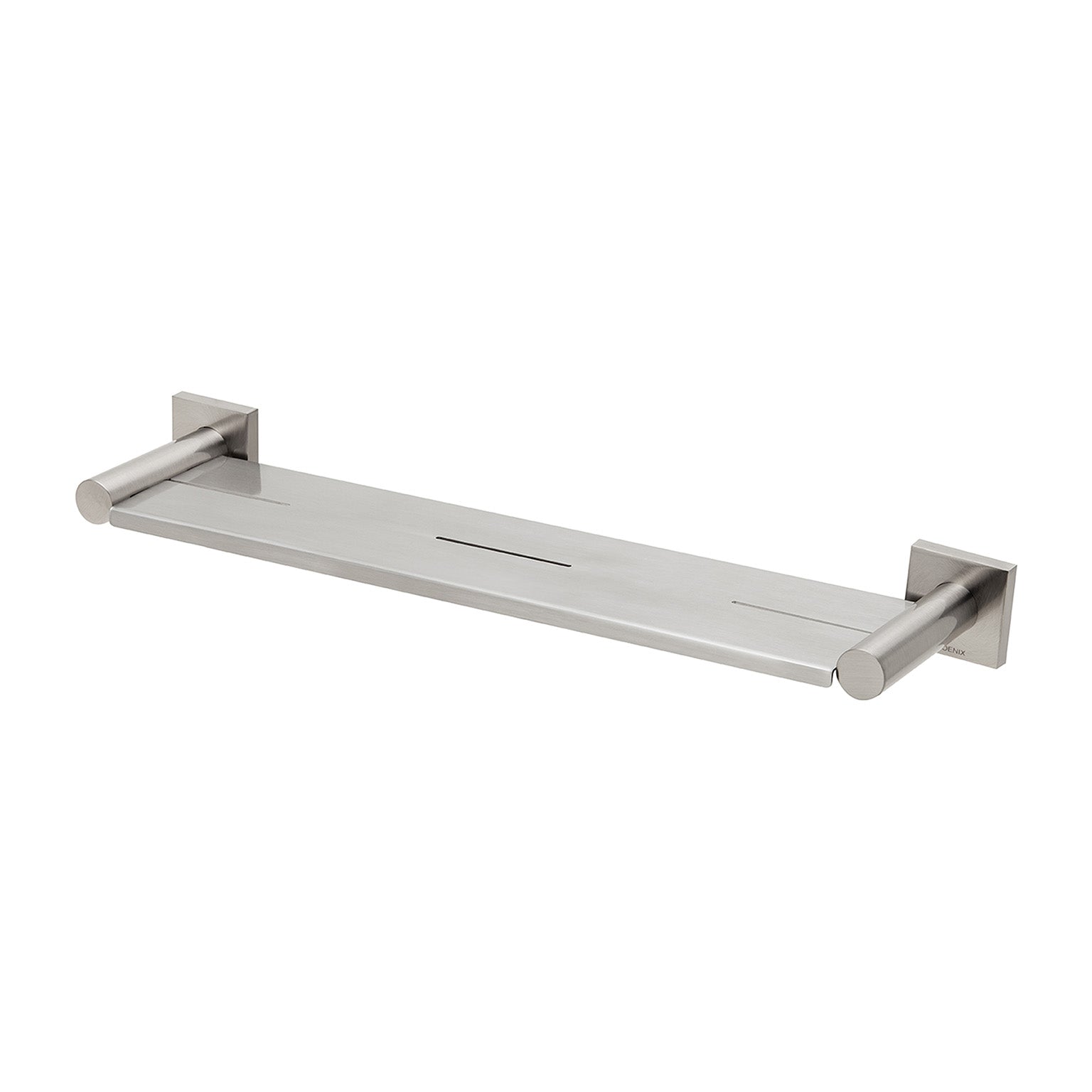 Phoenix Radii Metal Shelf Square Plate, Brushed Nickel