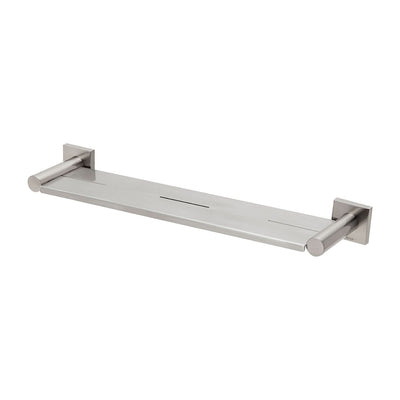 Phoenix Radii Metal Shelf Square Plate, Brushed Nickel