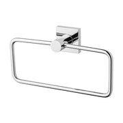 Phoenix Radii Hand Towel Holder Square Plate, Chrome
