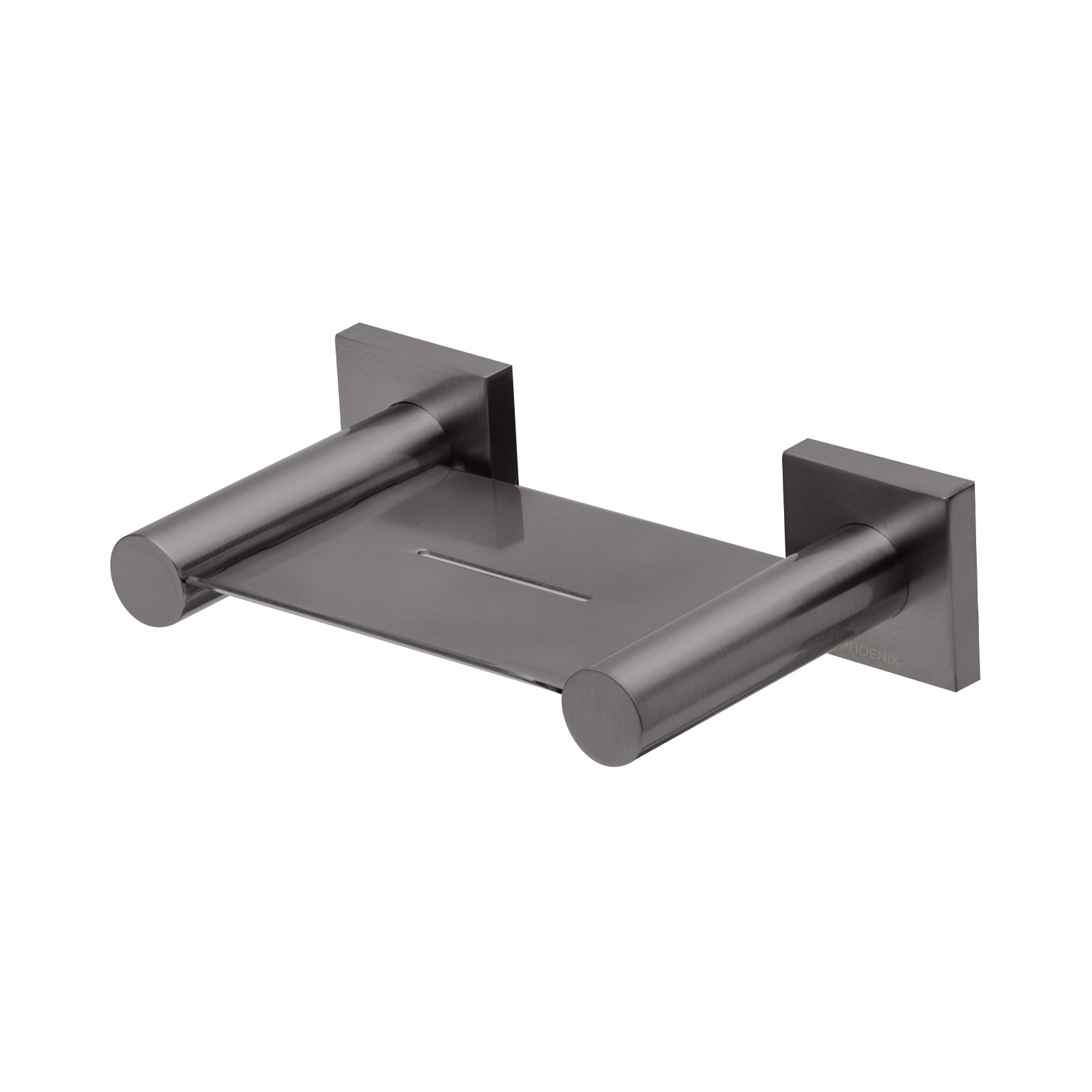 Phoenix Radii Soap Dish Square Plate, Chrome