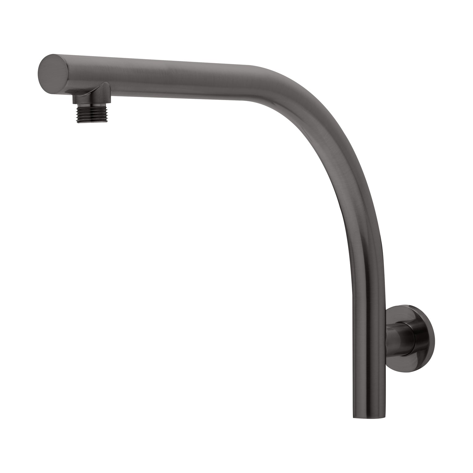 Phoenix Rush High-Rise Shower Arm, Matte Black
