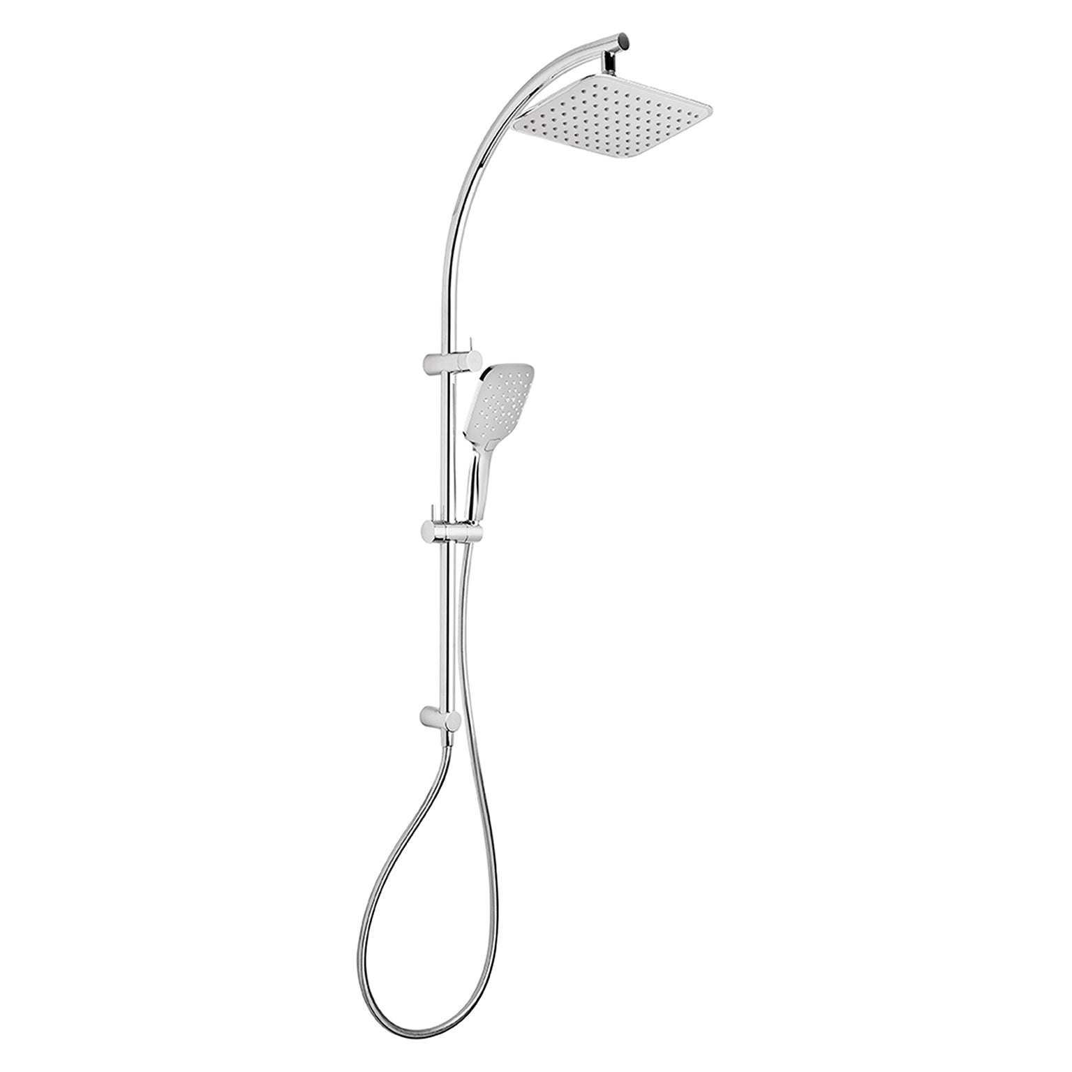 Phoenix Rush Twin Shower, Chrome