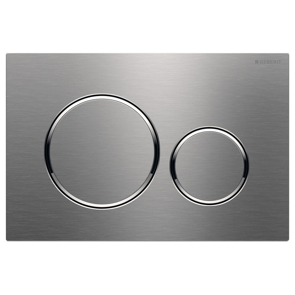 Fienza Sigma20 Brushed Flush Plate, Stainless Steel