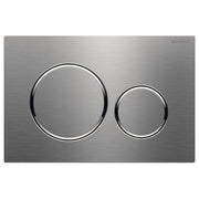 Fienza Sigma20 Brushed Flush Plate, Stainless Steel