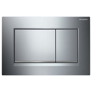Fienza Sigma 30 Rectangular Flush Button Plate, Chrome