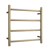 Thermogroup Thermorail Straight/Round 550x550x122mm 41Watts 4 Bars, Brushed Brass