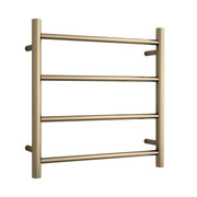 Thermogroup Thermorail Straight/Round 550x550x122mm 41Watts 4 Bars, Brushed Brass