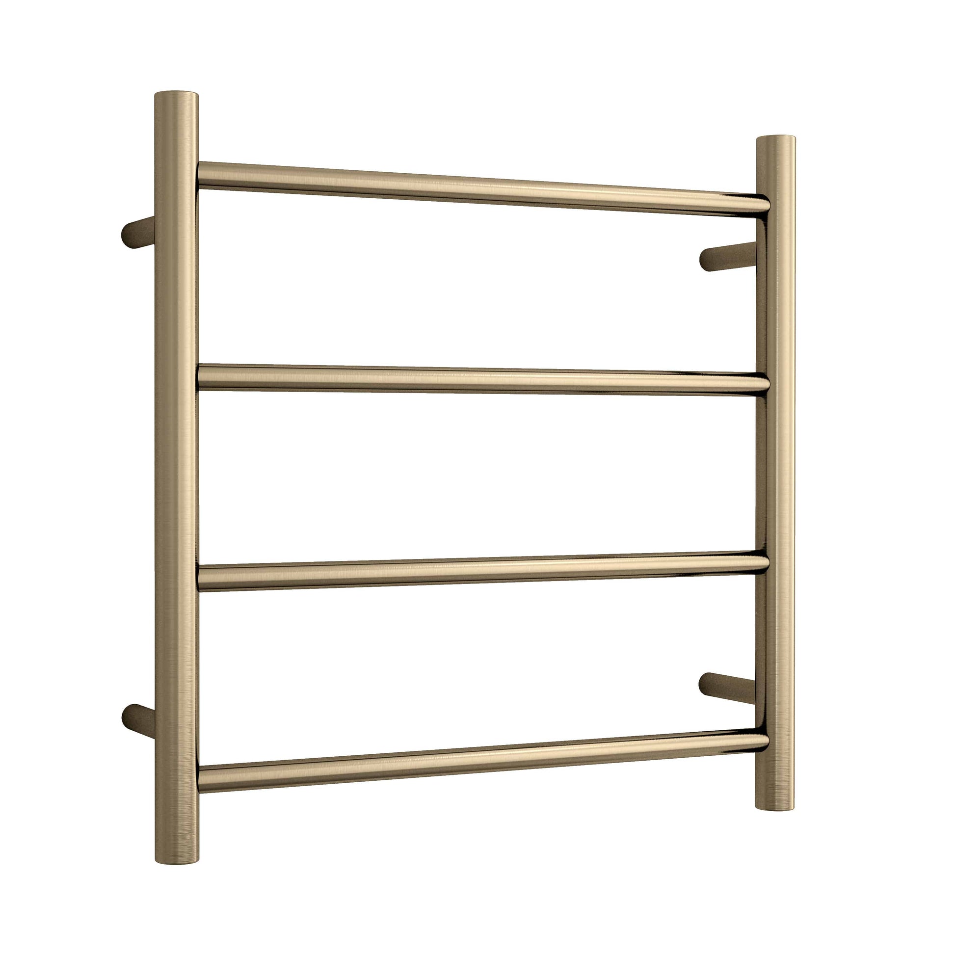 Thermogroup Thermorail Straight/Round 550x550x122mm 41Watts 4 Bars, Brushed Brass