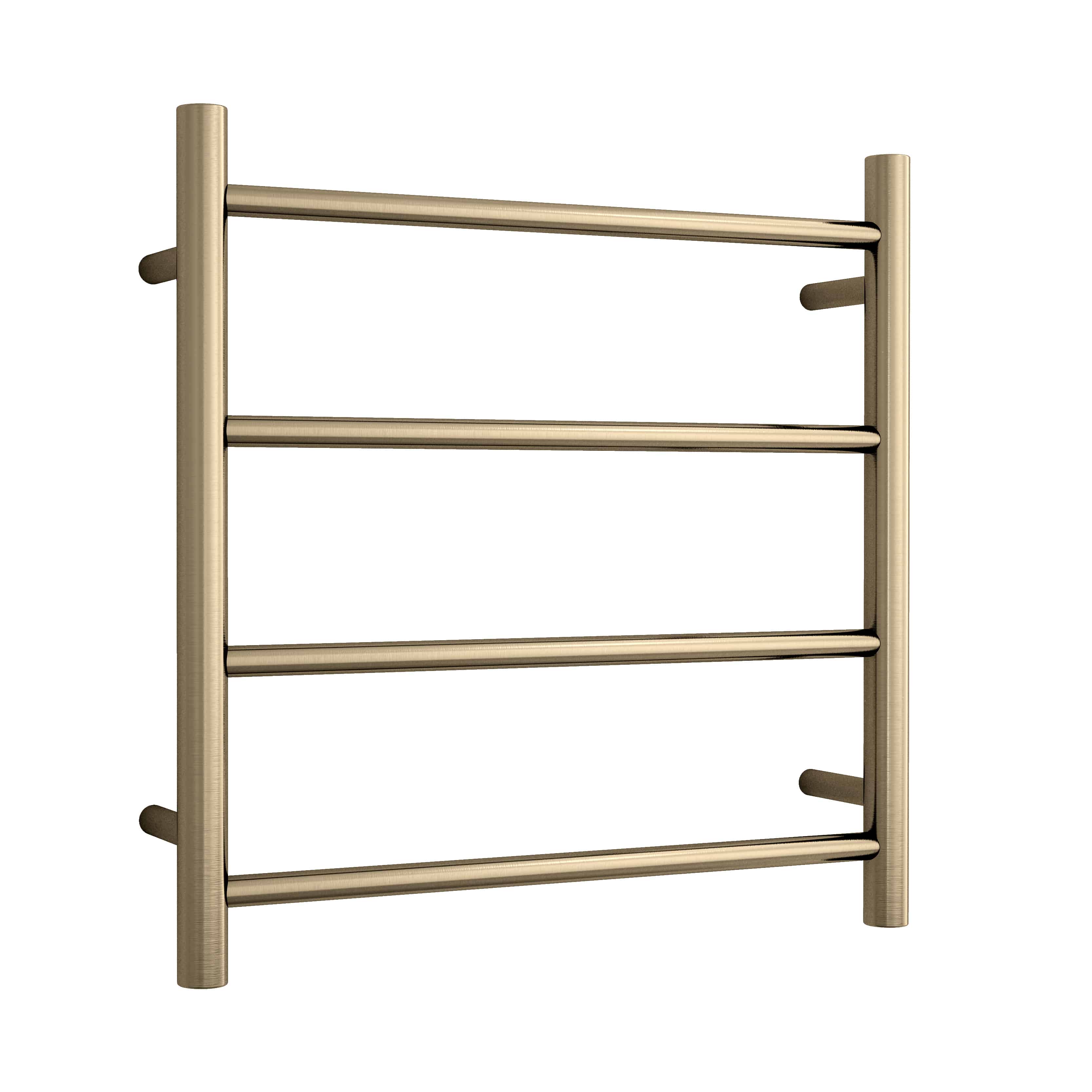 Thermogroup Thermorail Straight/Round 550x550x122mm 41Watts 4 Bars, Brushed Brass