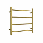 Thermogroup Thermorail Straight/Round 550x550x122mm 41Watts 4 Bars, Brushed Gold