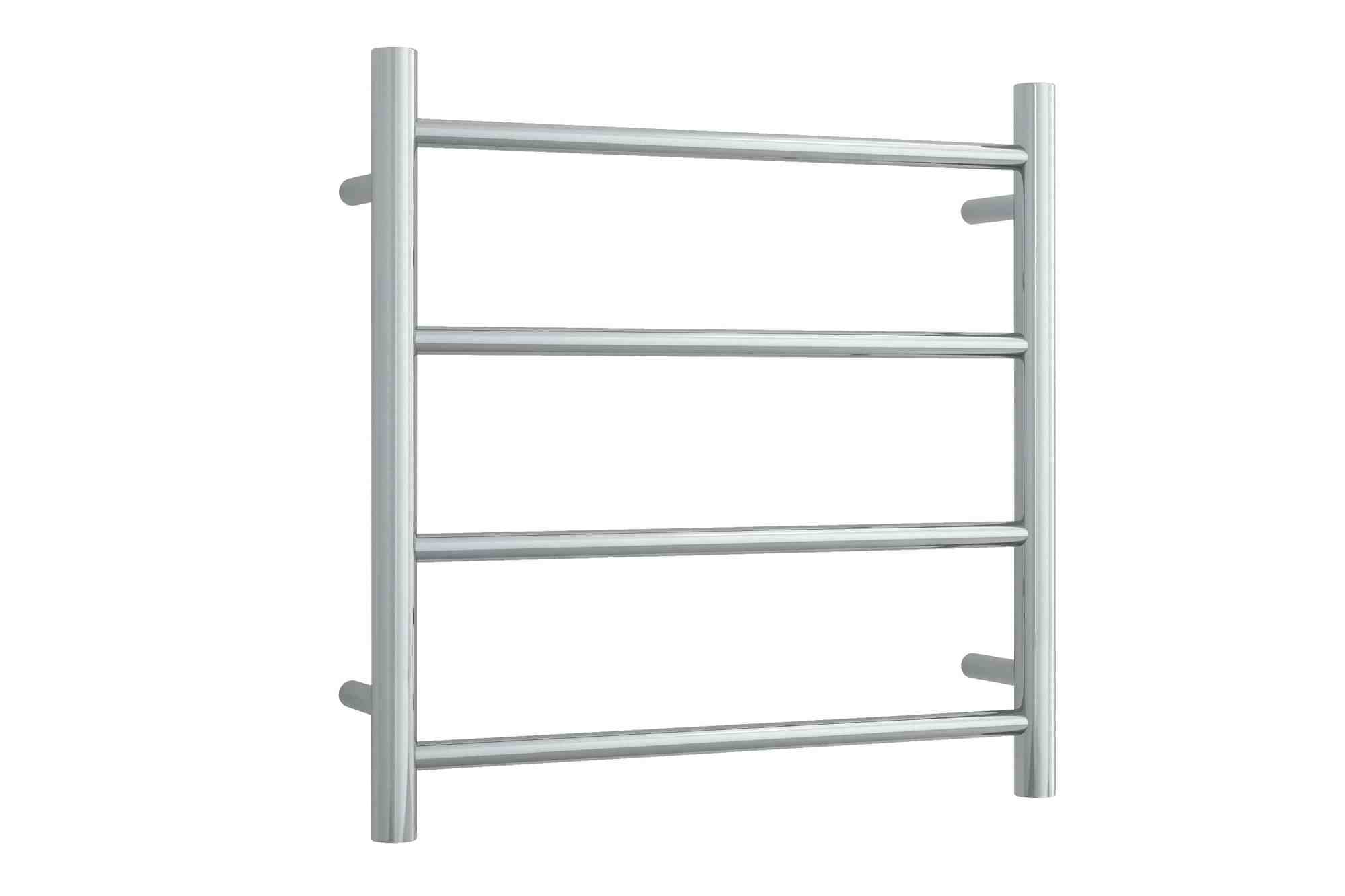 Thermogroup Thermorail Straight/Round 12Volt 550x550x122mm 65Watts 4 Bars - Brushed, Brushed Stainless Steel