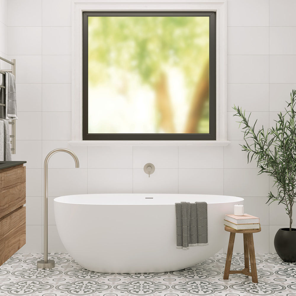 Fienza  Bahama 1500/1685 Matte White Stone Freestanding Bath