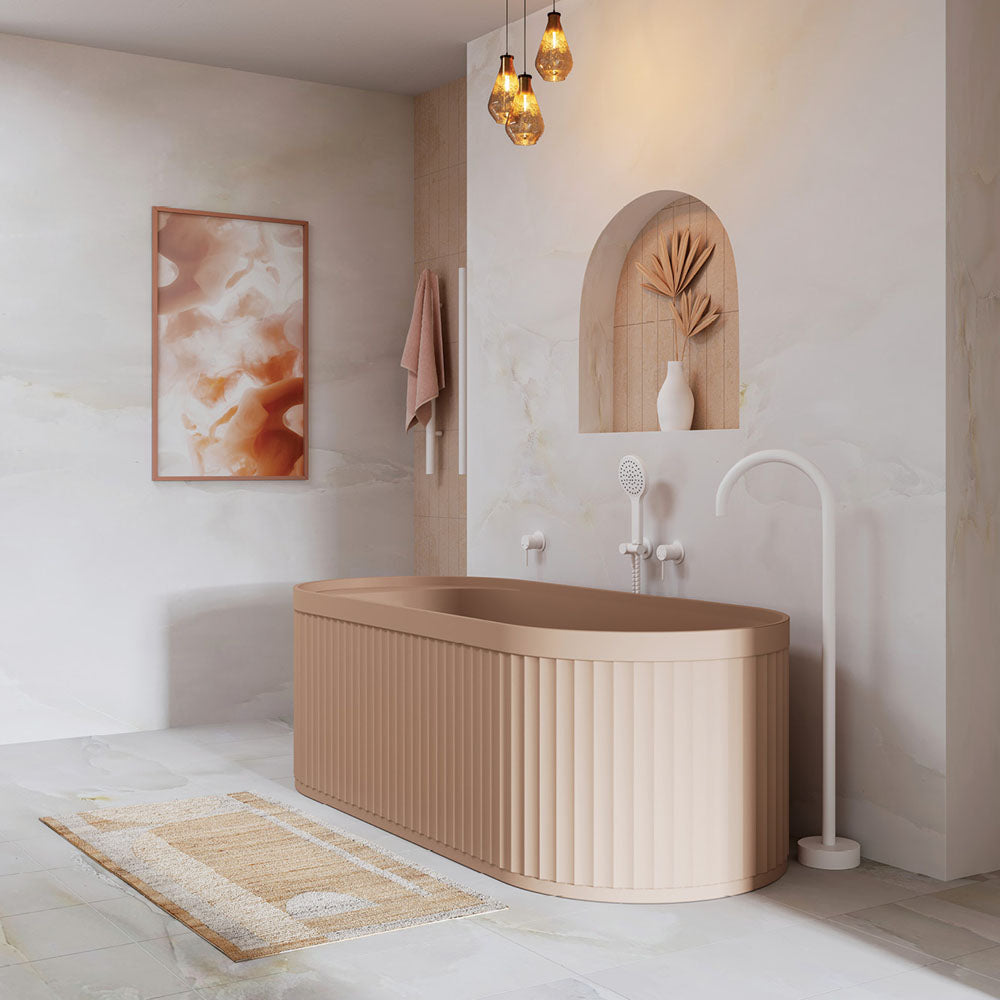 Fienza Minka Solid Surface Bath, 1700mm, Dusk