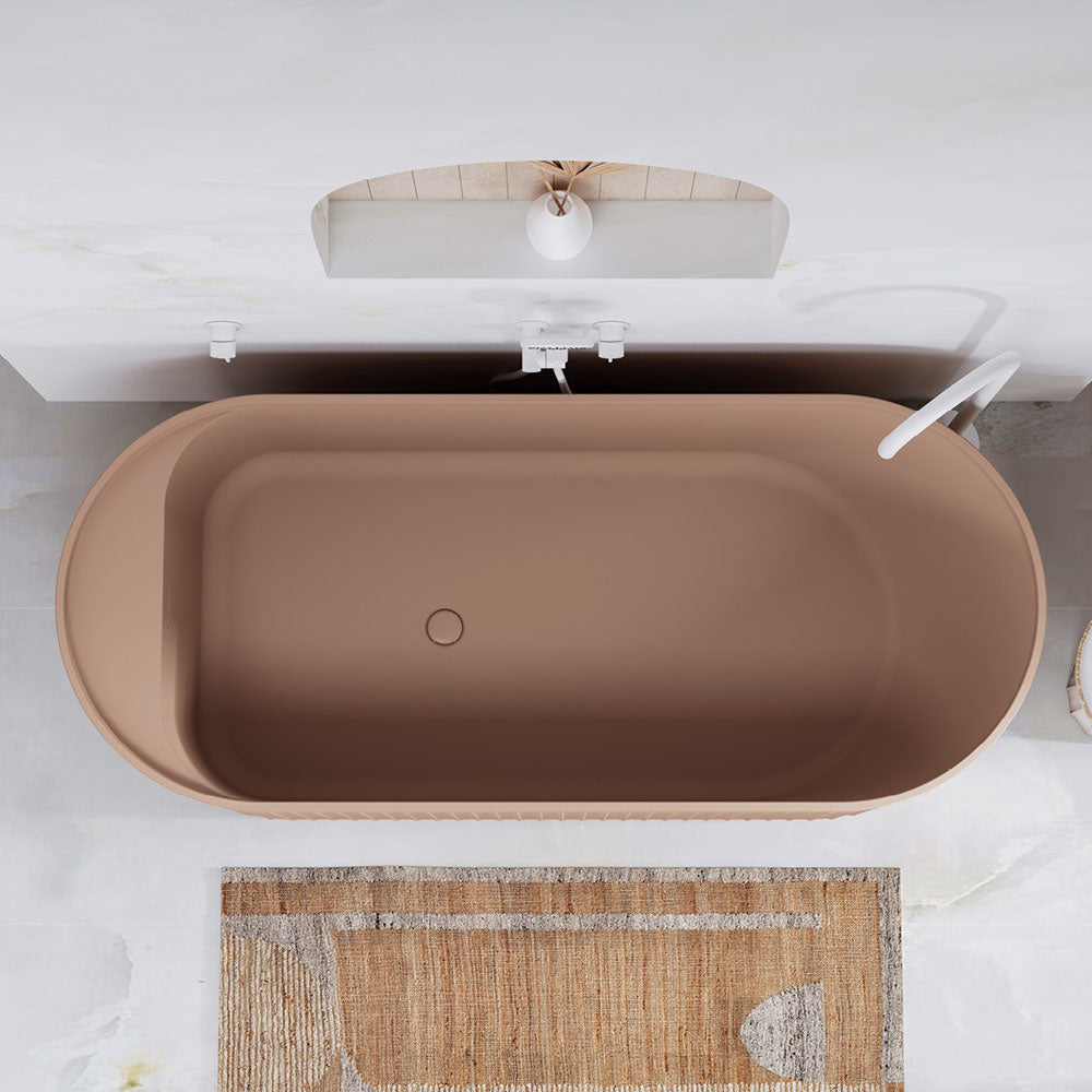 Fienza Minka Solid Surface Bath, 1700mm, Dusk