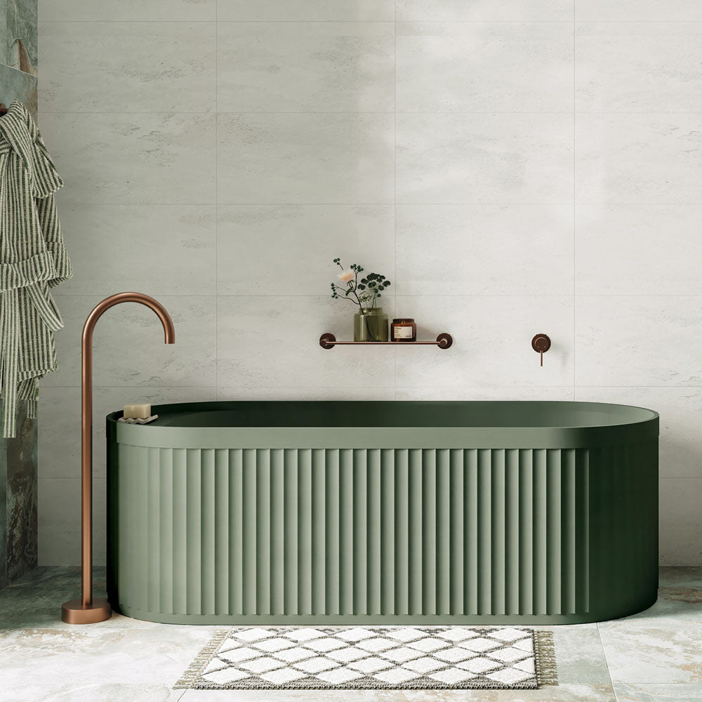 Fienza Minka Solid Surface Bath, 1700mm, Forest