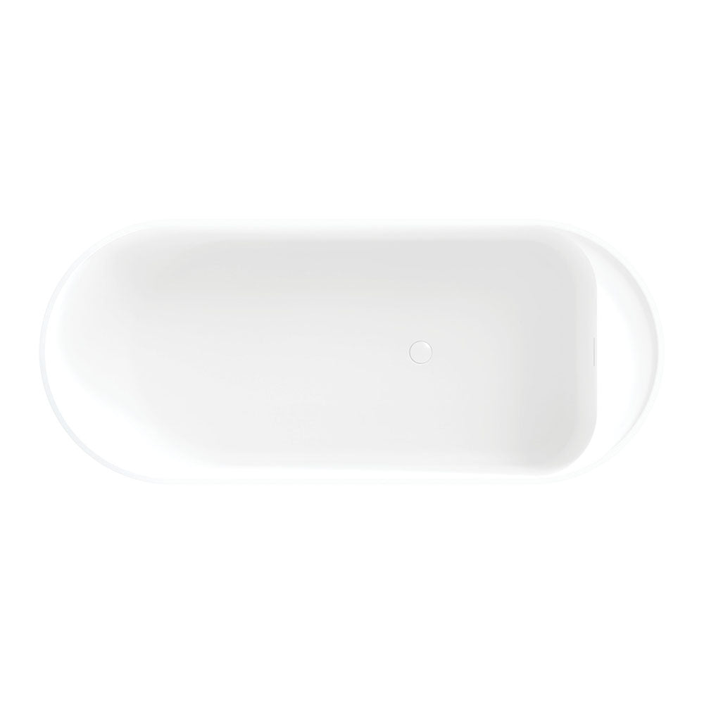 Fienza Minka Solid Surface Bath, 1700mm, Matte White