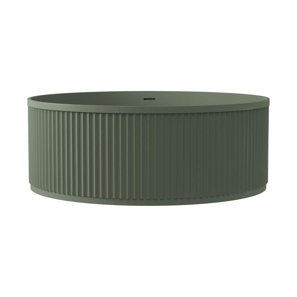 Fienza Minka Solid Surface Round Bath, 1500mm, Forest