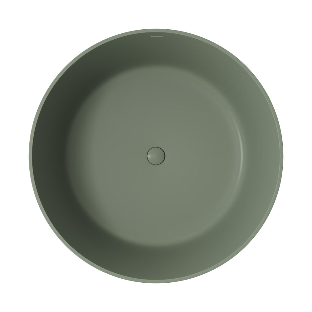 Fienza Minka Solid Surface Round Bath, 1500mm, Forest
