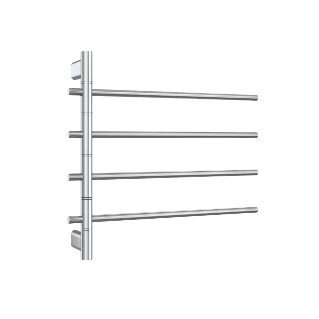 Thermogroup Thermorail Swivel, Straight/Round 595x540x104mm 40Watts 4Bars, Polished Stainless Steel