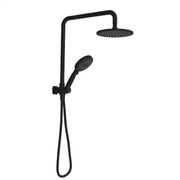Millennium Akemi SQ 200mm Dual Shower, Matte Black