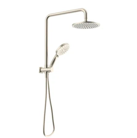Millennium Akemi SQ 200mm Dual Shower, Brushed Nickel
