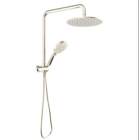 Millennium Akemi SQ 250mm Dual Shower, Brushed Nickel