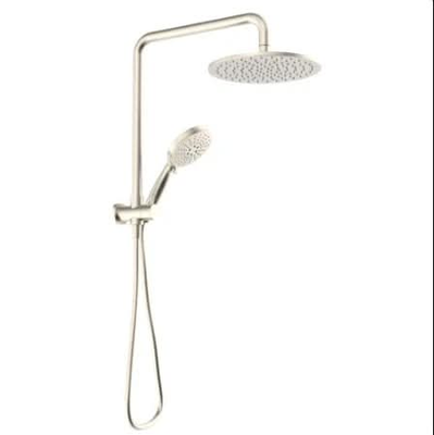 Millennium Akemi SQ 250 mm Dual Shower, Brushed Nickel