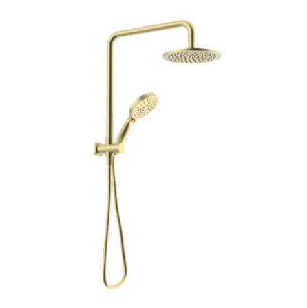 Millennium Akemi SQ 250mm Dual Shower, Modern Brass