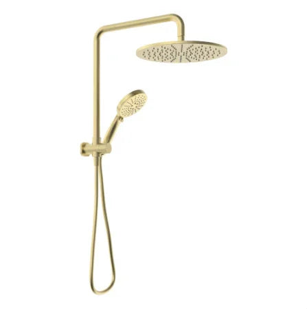 Millennium Akemi SQ 300mm Dual Shower, Modern Brass