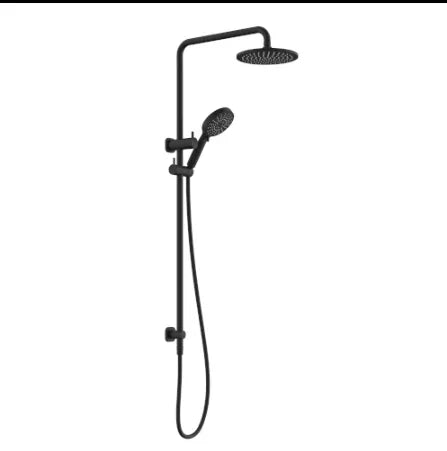 Millennium Akemi SQ 200mm Combination Shower, Matte Black