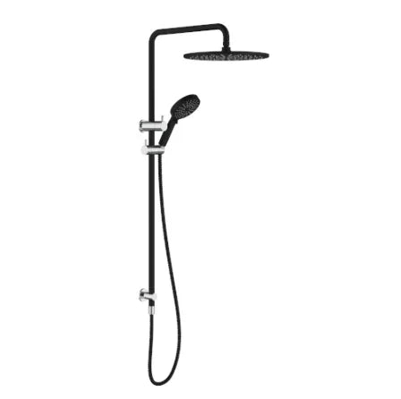 Millennium Akemi 300mm Combination Shower, Matte Black & Chrome
