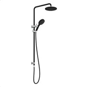 Millennium Akemi SQ 200mm Combination Shower, Matte Black & Chrome