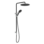 Millennium Akemi SQ 300mm Combination Shower, Matte Black & Chrome