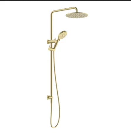 Millennium Akemi SQ 250mm Combination Shower, Modern Brass