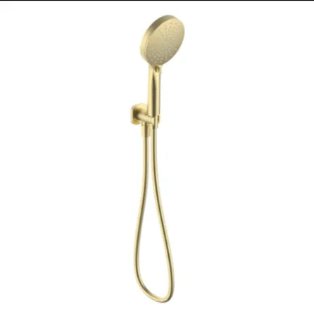 Millennium Akemi SQ Hand Shower on Hook, Modern Brass