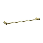 Millennium Finesa Single Towel Rail 800mm, Modern Brass