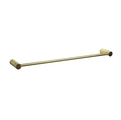 Millennium Finesa Single Towel Rail 800 mm, Modern Brass