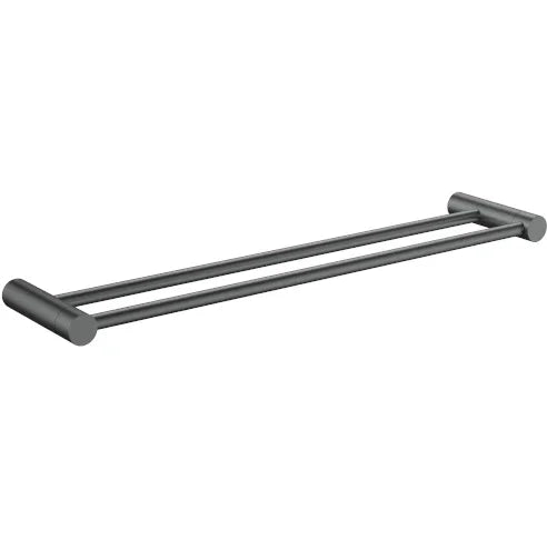 Millennium Finesa Double Towel Rail 600mm, Gun Metal