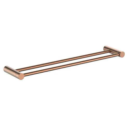 Millennium Finesa Double Towel Rail 600mm, Rosa